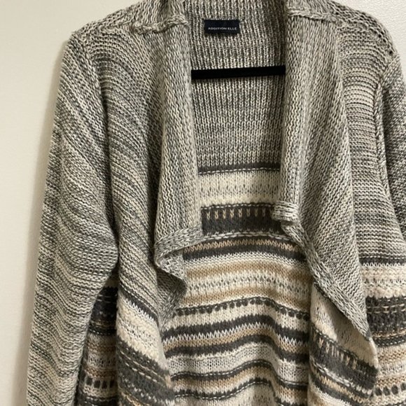 ADDITION elle womens knit draped waterfall sweater cardigan plus size 2x - Picture 2 of 10